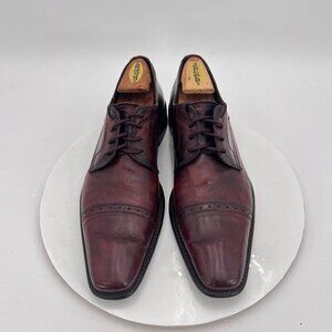 To Boot New York Men Size 9 Brown Leather Cap Toe Brogue Derby Dress Shoes